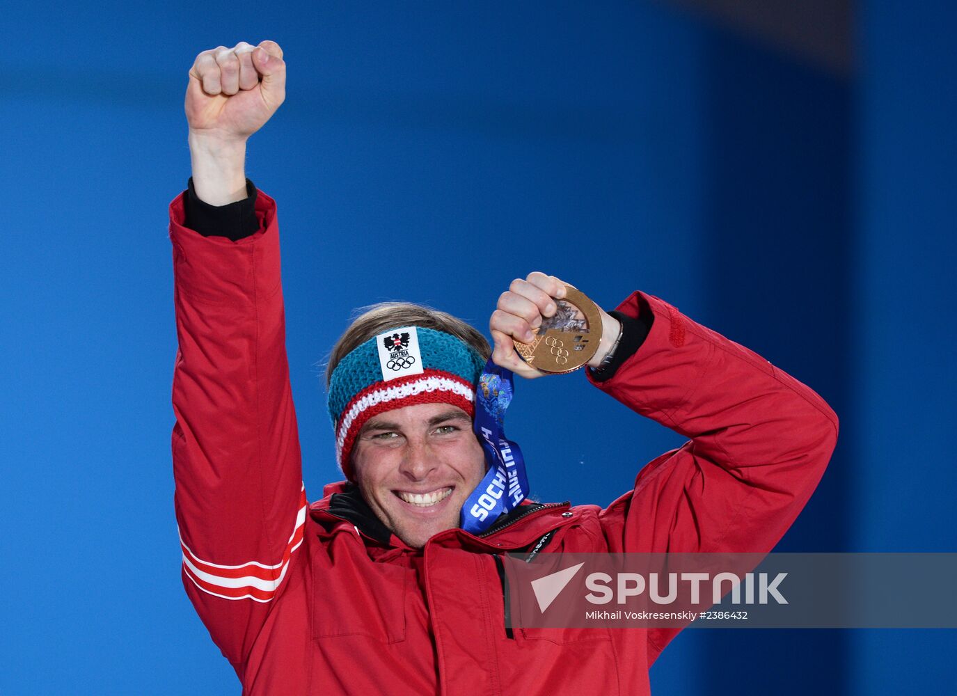 2014 Winter Olympics. Medal ceremony. Day Fifteen