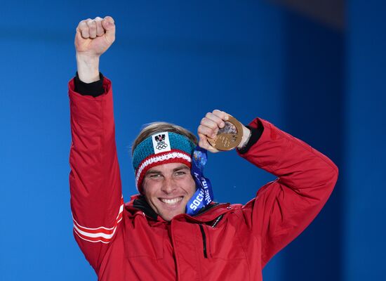 2014 Winter Olympics. Medal ceremony. Day Fifteen