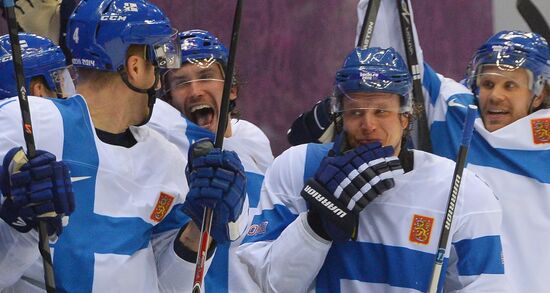 2014 Winter Olympics. Ice hockey. Men. Bronze medal match