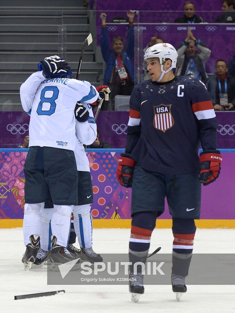 2014 Winter Olympics. Ice hockey. Men. Bronze medal match