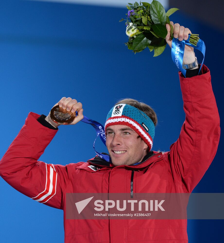 2014 Winter Olympics. Medal ceremony. Day Fifteen