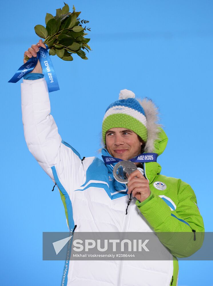 2014 Winter Olympics. Medal ceremony. Day Fifteen