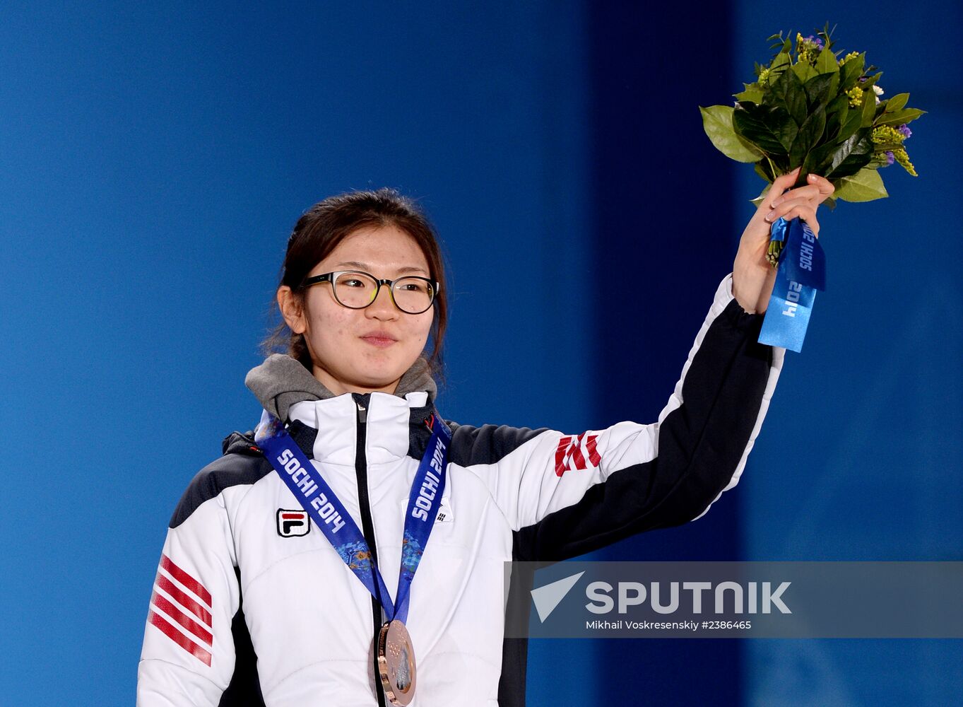 2014 Winter Olympics. Medal ceremony. Day Fifteen