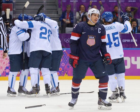 2014 Winter Olympics. Ice hockey. Men. Bronze medal match