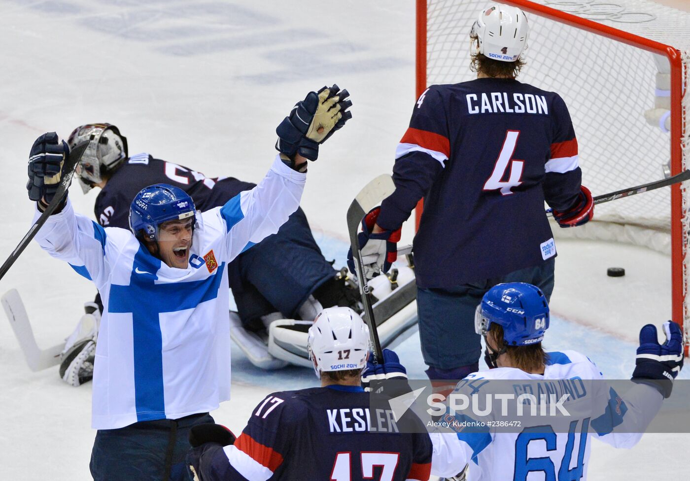 2014 Winter Olympics. Ice hockey. Men. Bronze medal match