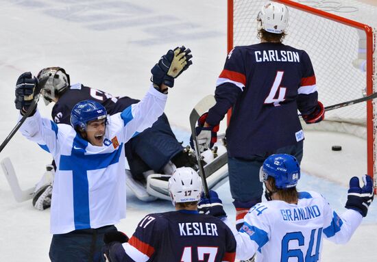 2014 Winter Olympics. Ice hockey. Men. Bronze medal match