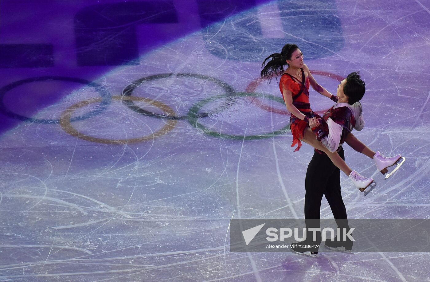 2014 Winter Olympics. Figure skating. Gala exhibition