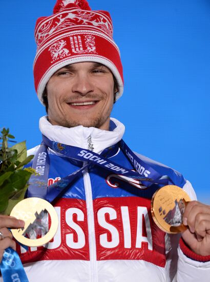 2014 Winter Olympics. Medal ceremony. Day Fifteen