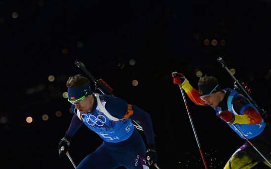 2014 Winter Olympics. Biathlon. Men. Relay