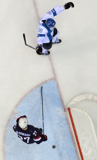 2014 Winter Olympics. Ice hockey. Men. Bronze medal match
