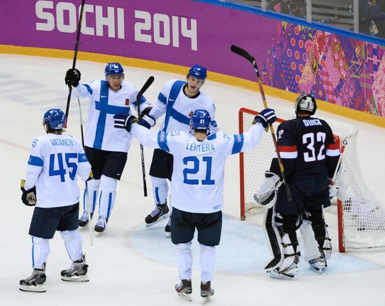 2014 Winter Olympics. Ice hockey. Men. Bronze medal match