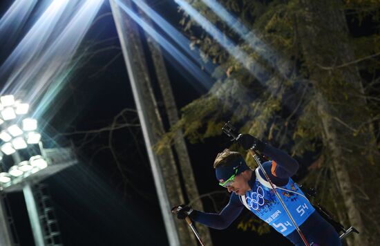 2014 Winter Olympics. Biathlon. Men. Relay