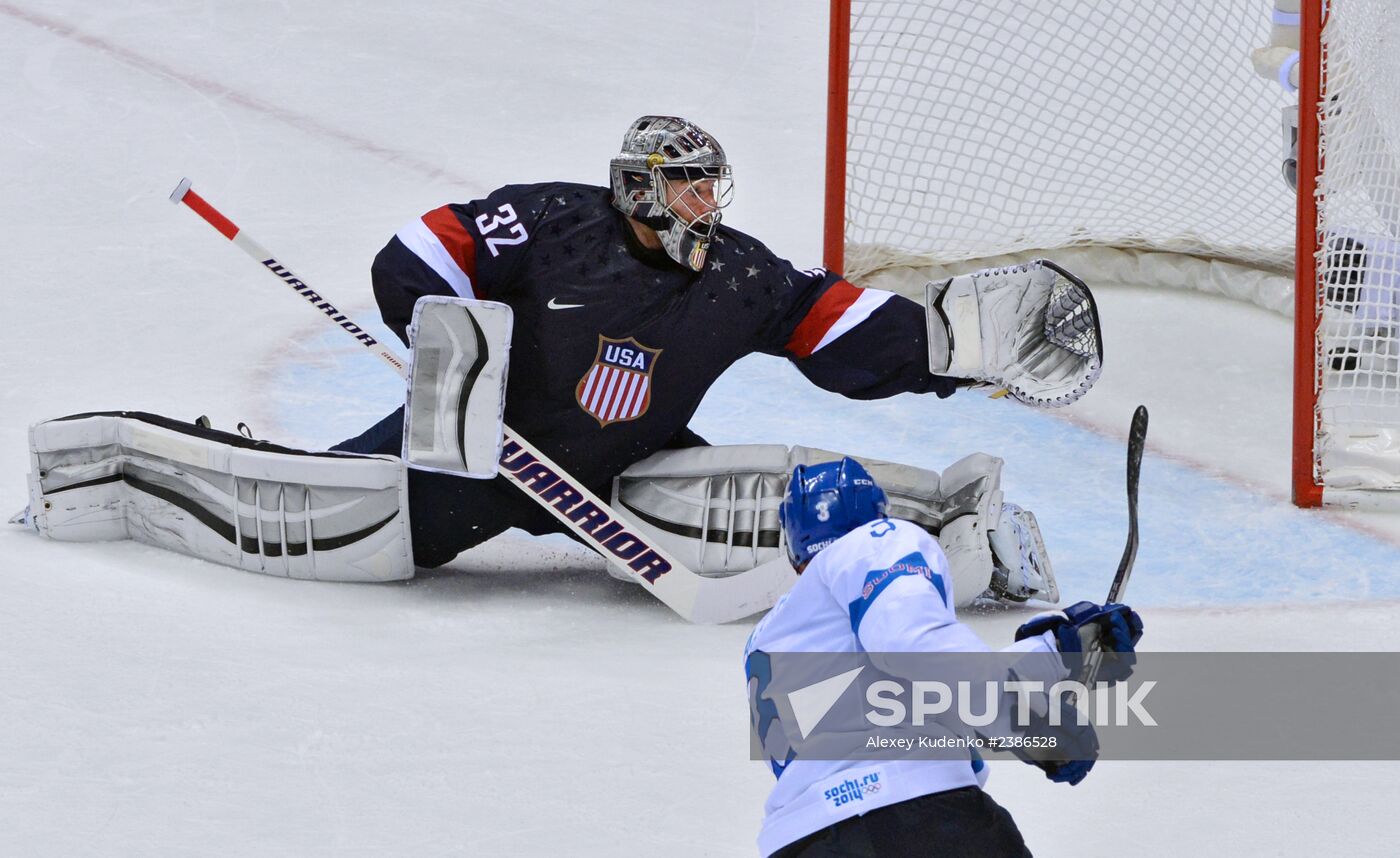 2014 Winter Olympics. Ice hockey. Men. Bronze medal match