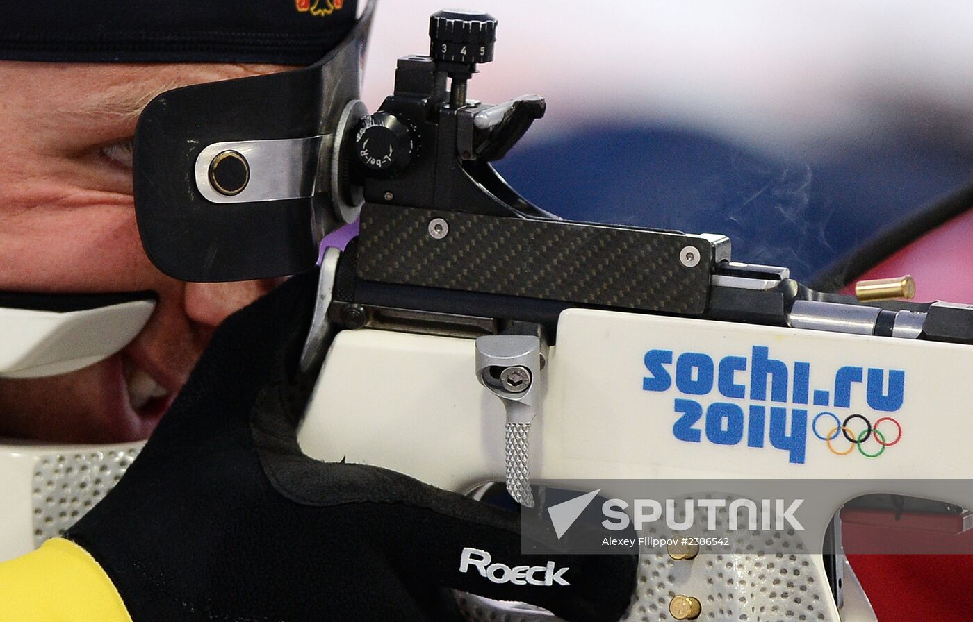 2014 Winter Olympics. Biathlon. Men. Relay