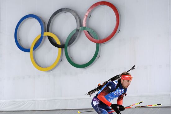 2014 Winter Olympics. Biathlon. Men. Relay