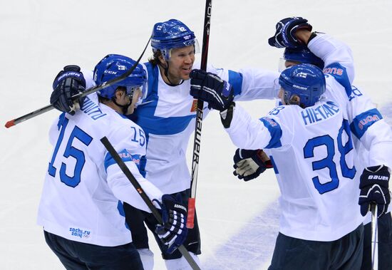 2014 Winter Olympics. Ice hockey. Men. Bronze medal match