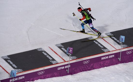 2014 Winter Olympics. Biathlon. Men. Relay