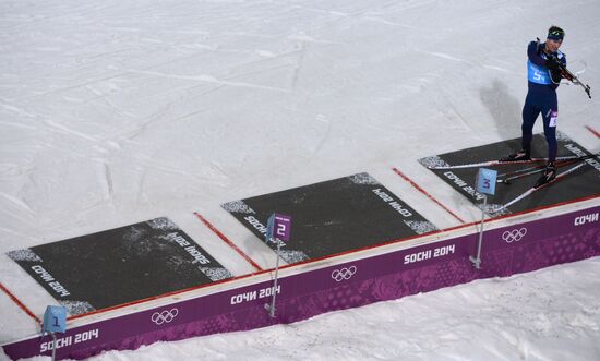 2014 Winter Olympics. Biathlon. Men. Relay