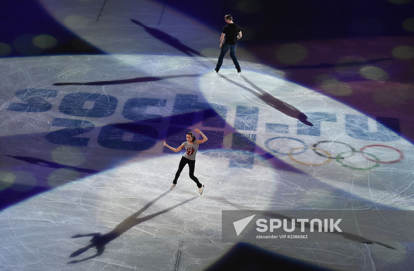 2014 Winter Olympics. Figure skating. Exhibition gala