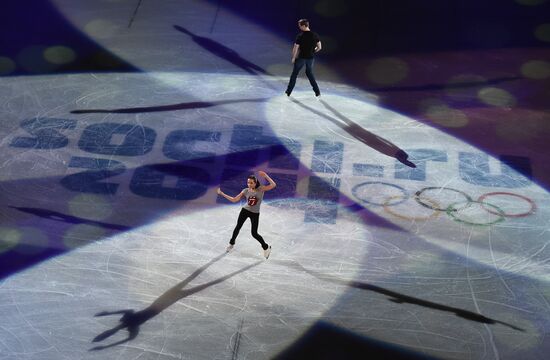 2014 Winter Olympics. Figure skating. Exhibition gala