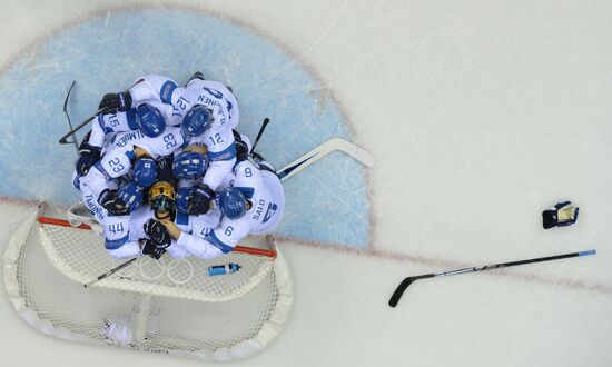 2014 Winter Olympics. Ice hockey. Men. Bronze medal match