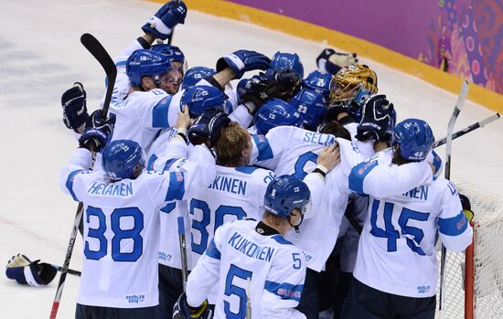2014 Winter Olympics. Ice hockey. Men. Bronze medal match
