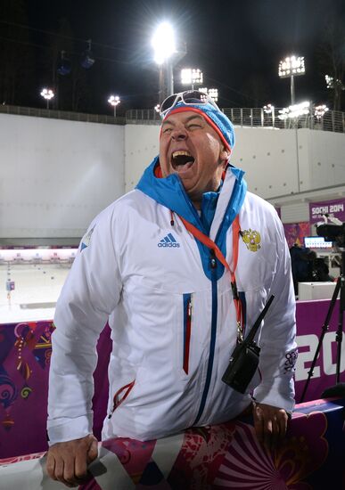 2014 Winter Olympics. Biathlon. Men. Relay