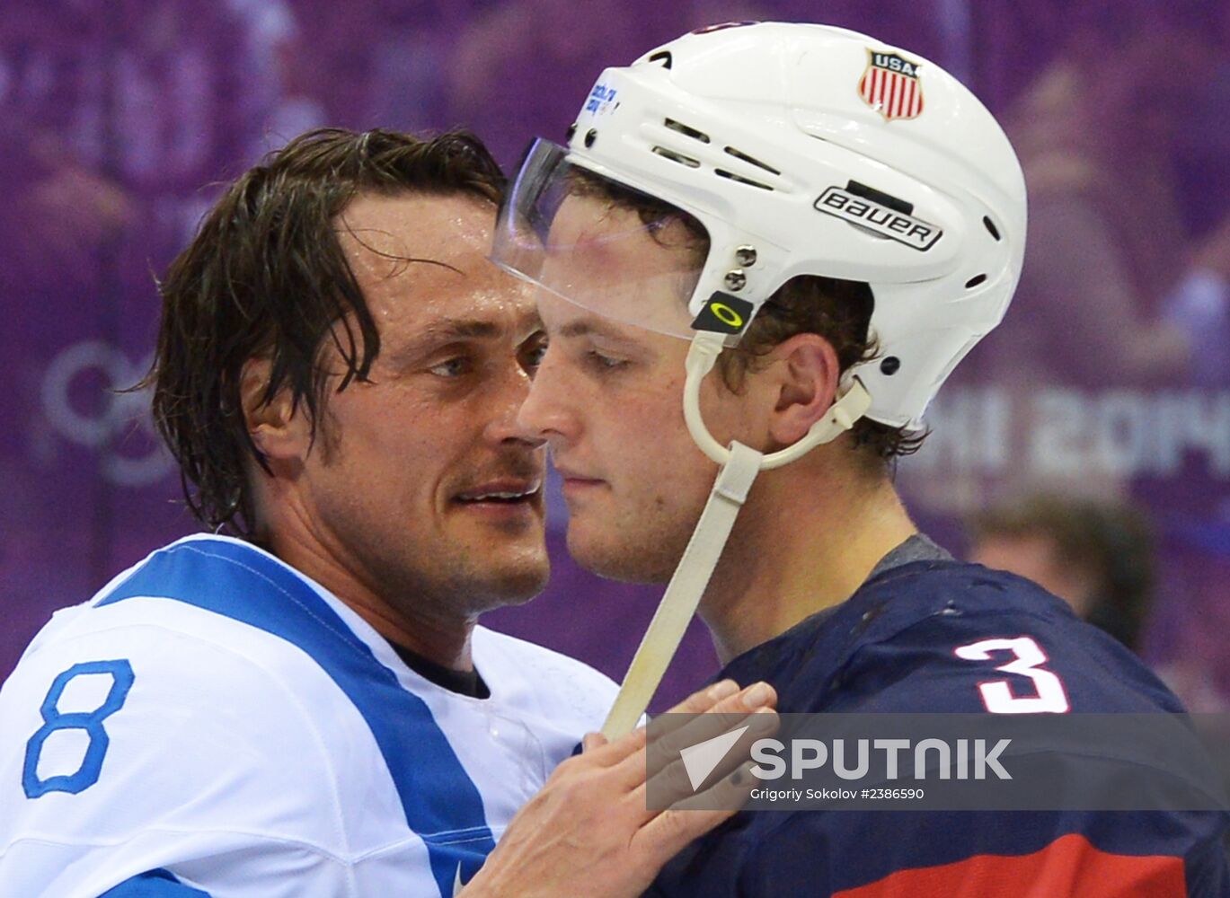 2014 Winter Olympics. Ice hockey. Men. Bronze medal match