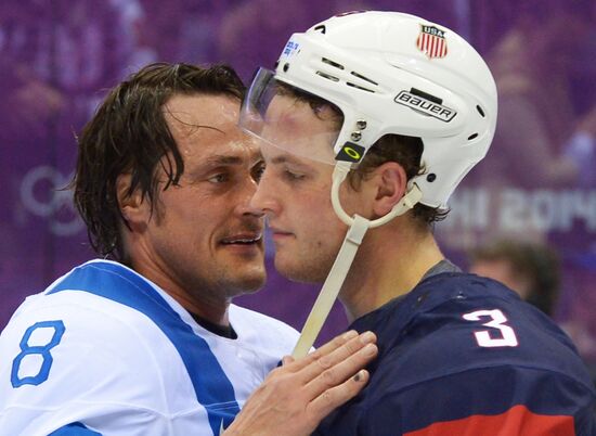 2014 Winter Olympics. Ice hockey. Men. Bronze medal match