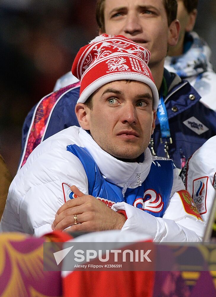2014 Winter Olympics. Biathlon. Men. Relay