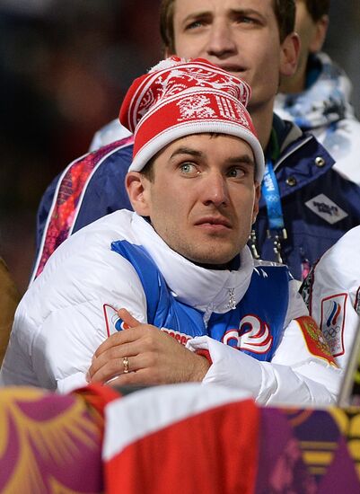 2014 Winter Olympics. Biathlon. Men. Relay