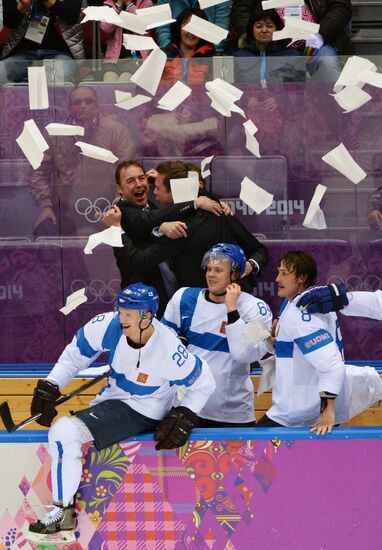 2014 Winter Olympics. Ice hockey. Men. Bronze medal match