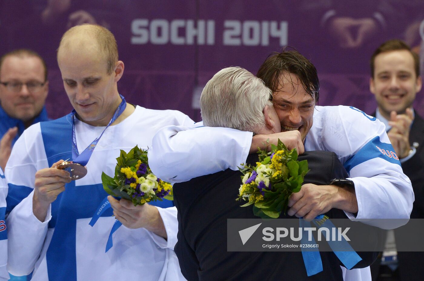 2014 Winter Olympics. Ice hockey. Men. Bronze medal match
