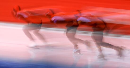 2014 Winter Olympics. Speed skating. Men. Team pursuit. Finals