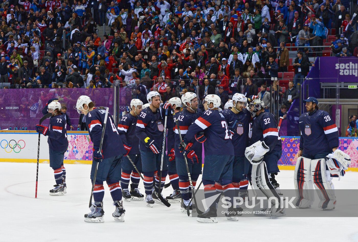2014 Winter Olympics. Ice hockey. Men. Bronze medal match