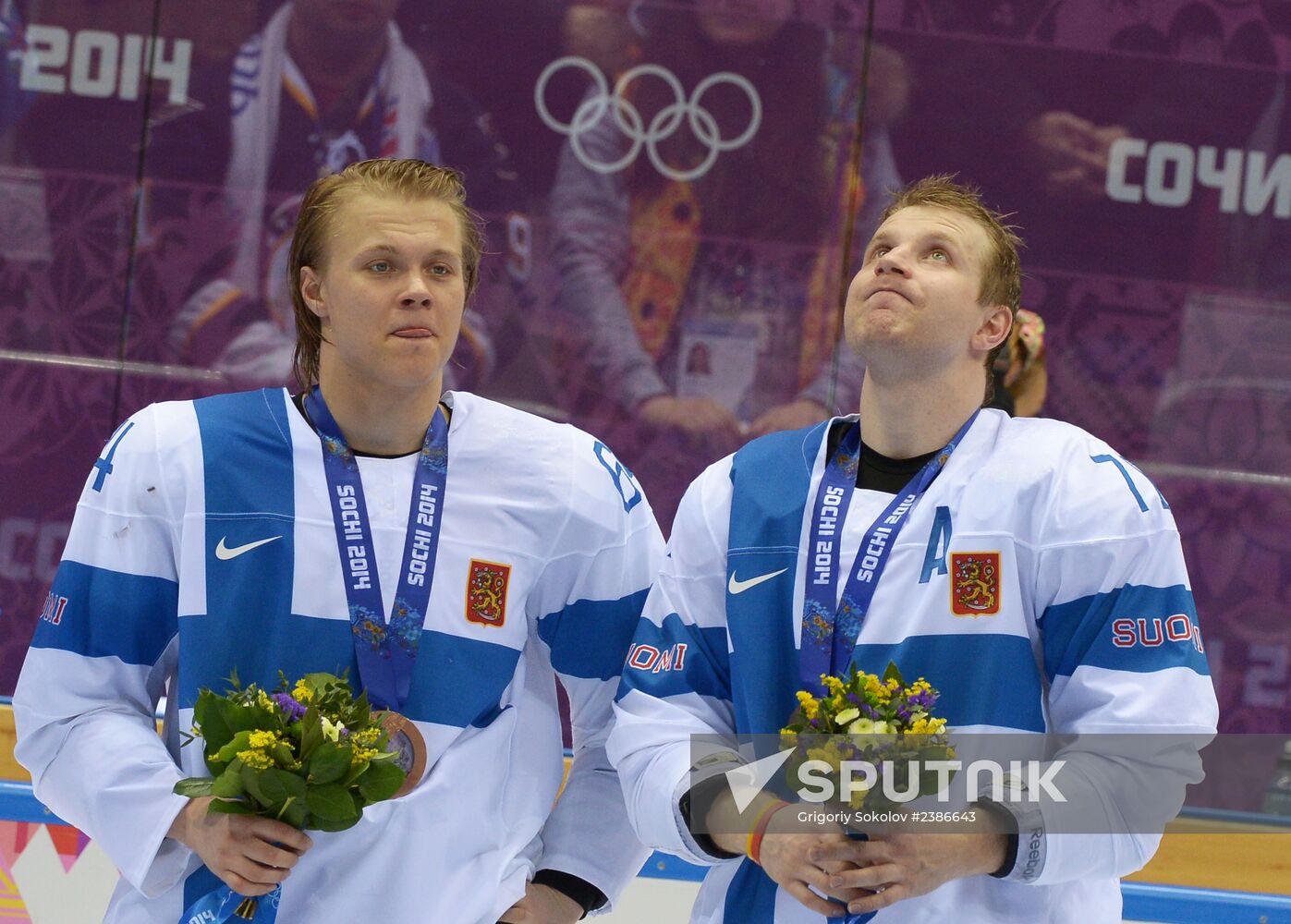 2014 Winter Olympics. Ice hockey. Men. Bronze medal match