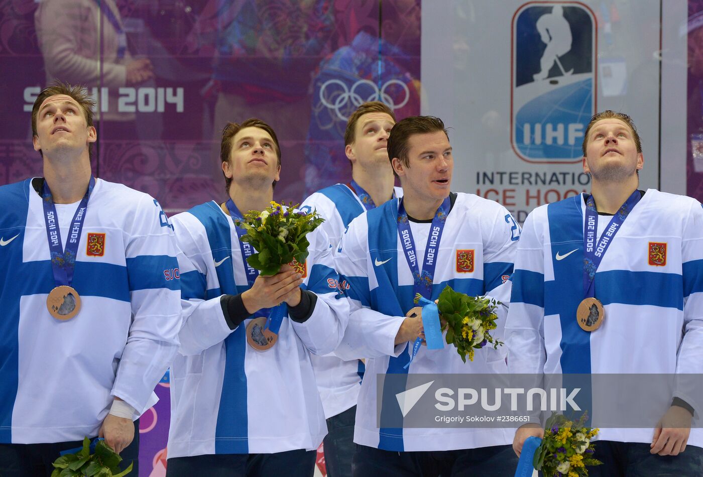 2014 Winter Olympics. Ice hockey. Men. Bronze medal match