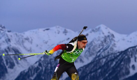 2014 Winter Olympics. Biathlon. Men. Relay