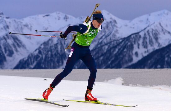 2014 Winter Olympics. Biathlon. Men. Relay