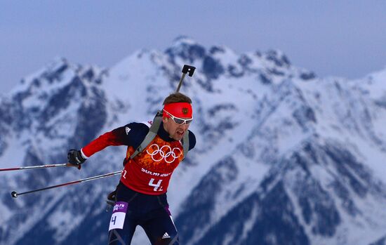 2014 Winter Olympics. Biathlon. Men. Relay