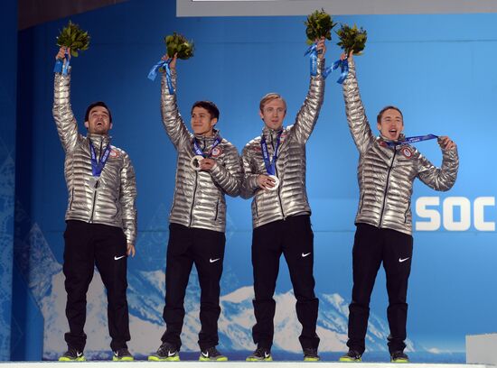 2014 Winter Olympics. Medal ceremony. Day Fifteen