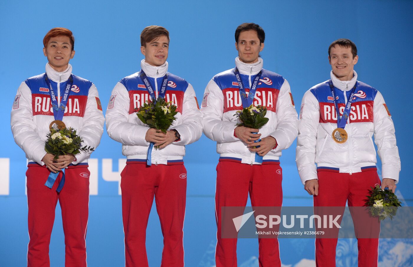 2014 Winter Olympics. Medal ceremony. Day Fifteen