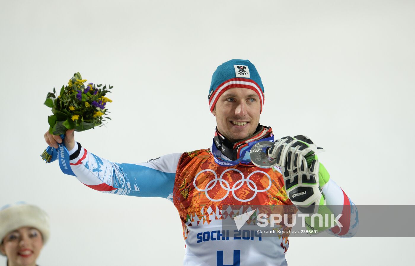 2014 Winter Olympics. Alpine skiing. Men. Slalom