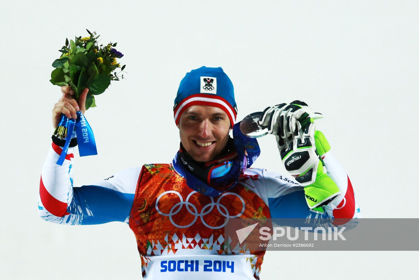 2014 Winter Olympics. Alpine skiing. Men. Slalom