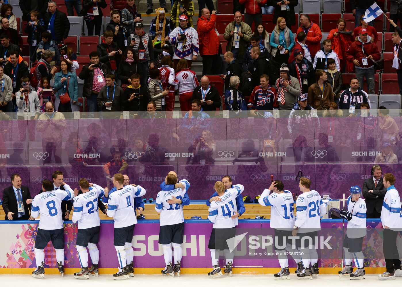 2014 Winter Olympics. Ice hockey. Men. Bronze medal match