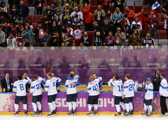 2014 Winter Olympics. Ice hockey. Men. Bronze medal match