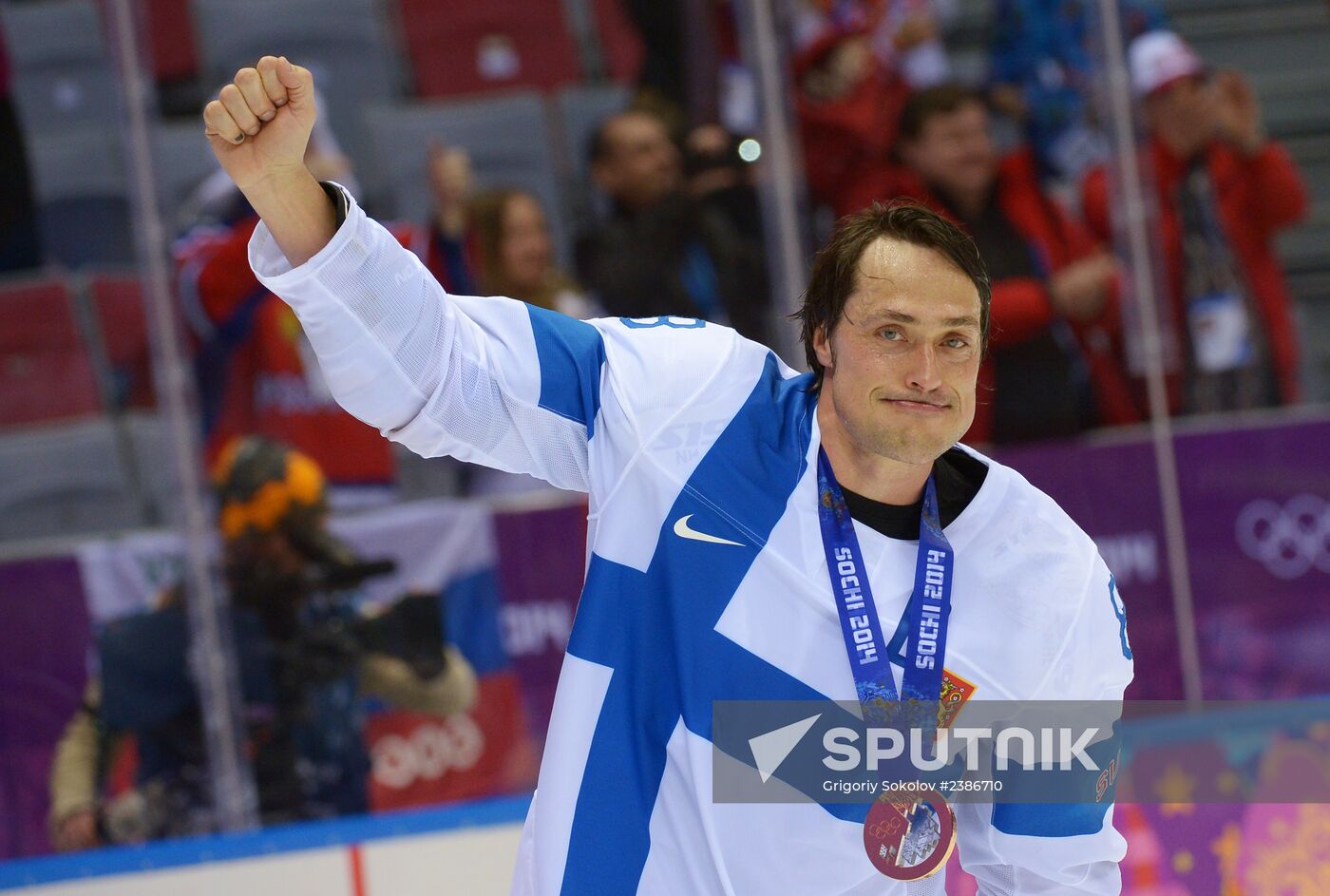 2014 Winter Olympics. Ice hockey. Men. Bronze medal match