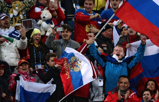2014 Winter Olympics. Biathlon. Men. Relay