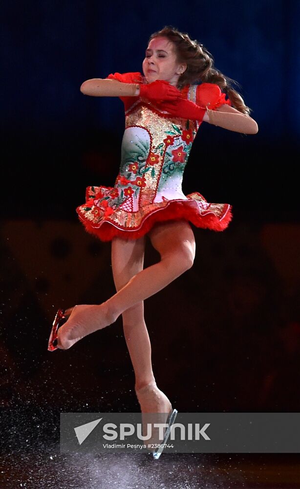 2014 Winter Olympics. Figure skating. Exhibition gala