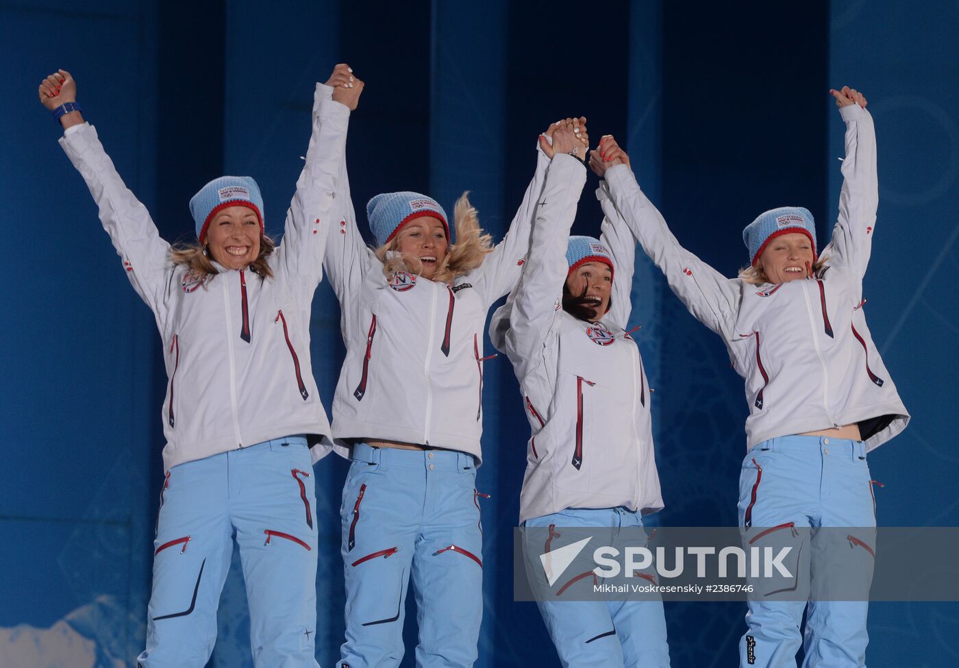 2014 Winter Olympics. Medal ceremony. Day Fifteen